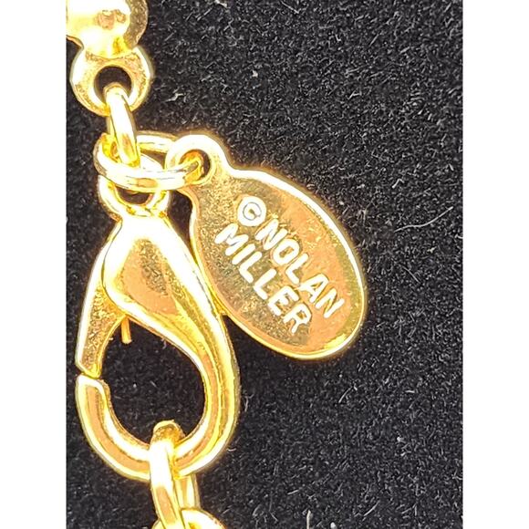 VTG Nolan Miller Glamour Collection Faux Pearl Necklace Rhinestone Enhancer - Picture 6 of 10